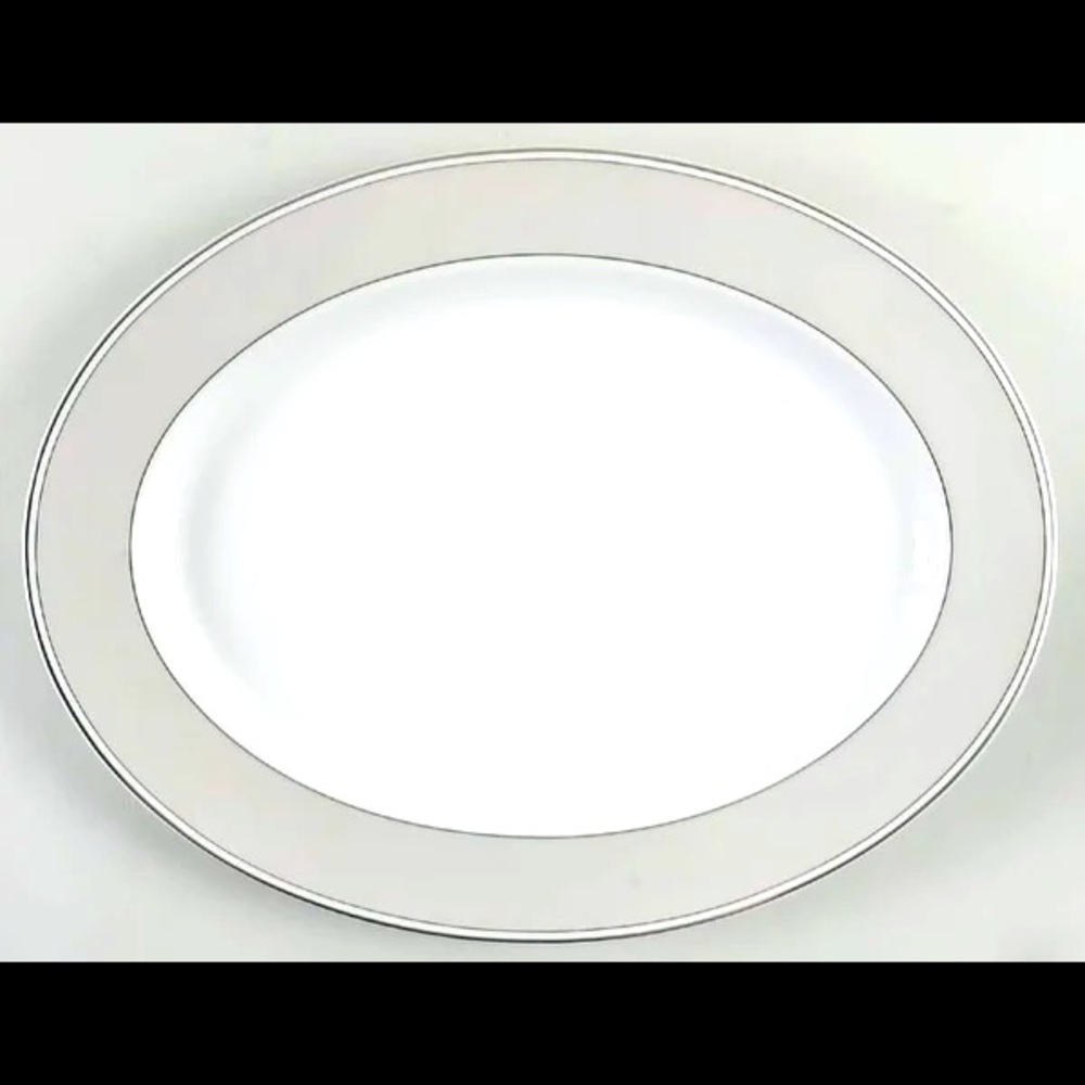 Lenox Kate Spade Sadie Street Gray 16" Platter